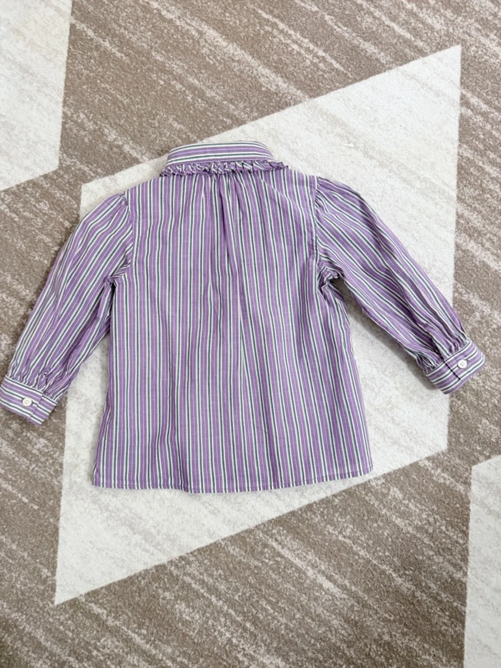 Ralph Lauren Lilac Stripe Button Down 12M